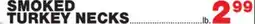 Bravo Supermarkets SMOKED TURKEY NECKS offer