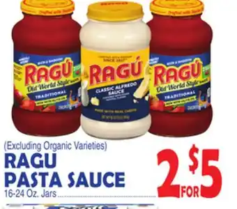 Bravo Supermarkets RAGU PASTA SAUCE offer