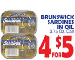 Bravo Supermarkets BRUNSWICK SARDINES IN OIL offer