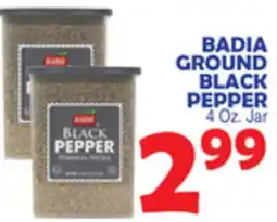Bravo Supermarkets BADIA GROUND BLACK PEPPER offer