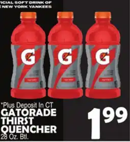 Bravo Supermarkets GATORADE THIRST QUENCHER offer