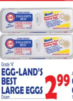 Bravo Supermarkets EGG-LAND'S BEST LARGE EGGS offer