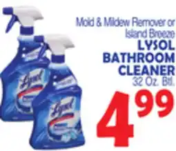 Bravo Supermarkets LYSOL BATHROOM CLEANER offer