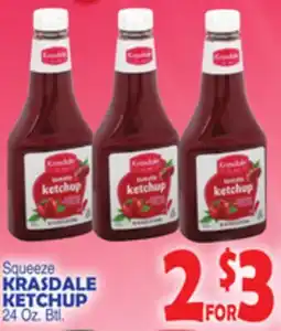 Bravo Supermarkets KRASDALE KETCHUP offer