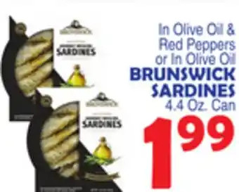 Bravo Supermarkets BRUNSWICK SARDINES offer