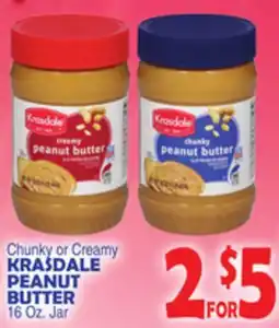 Bravo Supermarkets KRASDALE PEANUT BUTTER offer