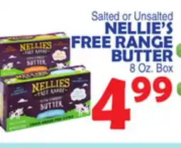 Bravo Supermarkets NELLIE'S FREE RANGE BUTTER offer