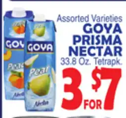 Bravo Supermarkets GOYA PRISMA NECTAR offer