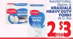 Bravo Supermarkets KRASDALE HEAVY DUTY FORKS offer