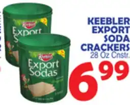 Bravo Supermarkets KEEBLER EXPORT SODA CRACKERS offer