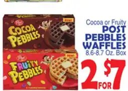 Bravo Supermarkets POST PEBBLES WAFFLES offer