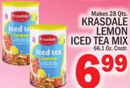 C Town KRASDALE LEMON ICED TEA MIX offer