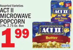 C Town ACT II MICROWAVE POPCORN offer