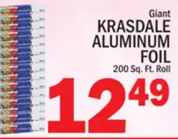 C Town KRASDALE ALUMINUM FOIL offer