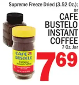 C Town CAFE BUSTELO INSTANT COFFEE offer