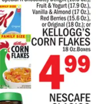 C Town KELLOGG'S CORN FLAKES offer