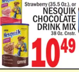 C Town NESQUIK CHOCOLATE DRINK MIX offer