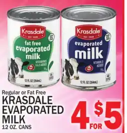 C Town KRASDALE EVAPORATED MILK offer