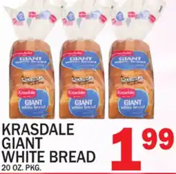 C Town KRASDALE GIANT WHITE BREAD offer