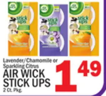 C Town AIR WICK STICK UPS offer