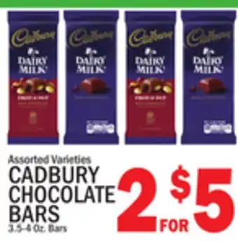 C Town CADBURY CHOCOLATE BARS offer