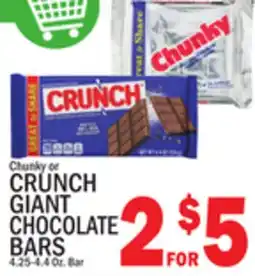C Town CRUNCH GIANT CHOCOLATE BARS offer