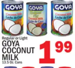 C Town GOYA COCONUT MILK offer
