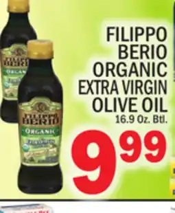 C Town FILIPPO BERIO ORGANIC EXTRA VIRGIN OLIVE OIL offer