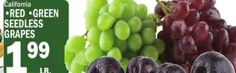 C Town RED • GREEN SEEDLESS GRAPES offer