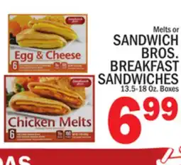 C Town SANDWICH BROS. BREAKFAST SANDWICHES offer