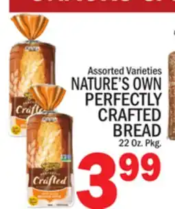 C Town NATURE'S OWN PERFECTLY CRAFTED BREAD offer
