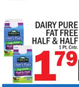 C Town DAIRY PURE FAT FREE HALF & HALF offer