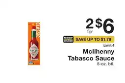 Fairway Store Market McIlhenny Tabasco Sauce offer