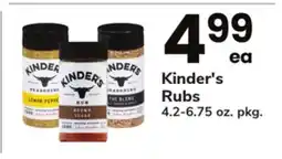 ACME Kinder's Rubs offer