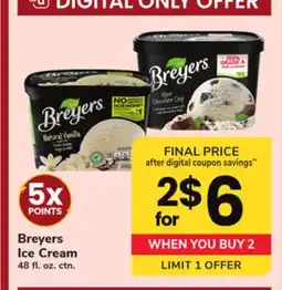 ACME Breyers Ice Cream offer