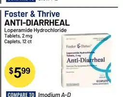 Health Mart Foster & Thrive ANTI-DIARRHEAL offer