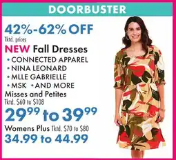 Boscov's NEW Fall Dresses offer