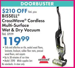 Boscov's BISSELL CrossWave Cordless Multi-Surface Wet & Dry Vacuum offer