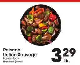 Price Rite Paisano Italian Sausage offer