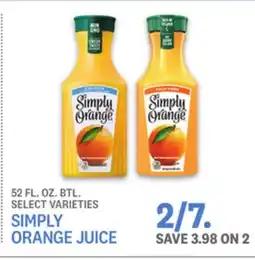 Kings Food Markets SIMPLY ORANGE JUICE offer