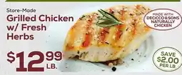 DeCicco & Sons Grilled Chicken w/Fresh Herbs offer