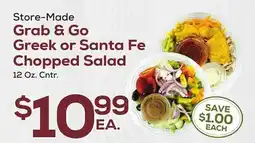 DeCicco & Sons Grab & Go Greek or Santa Fe Chopped Salad offer