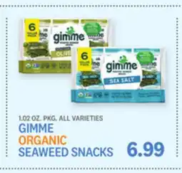 Kings Food Markets GIMME ORGANIC SEAWEED SNACKS offer