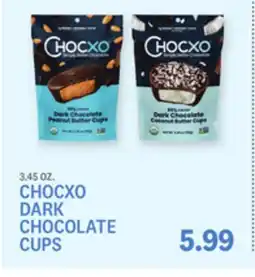 Kings Food Markets CHOCXO DARK CHOCOLATE CUPS offer
