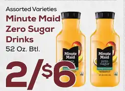 DeCicco & Sons Minute Maid Zero Sugar Drinks offer