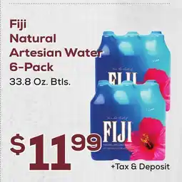 DeCicco & Sons Fiji Natural Artesian Water 6-Pack offer