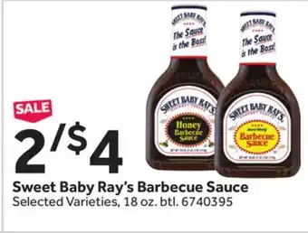 Stop&Shop Sweet Baby Ray's Barbecue Sauce offer