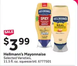 Stop&Shop Hellmann's Mayonnaise offer