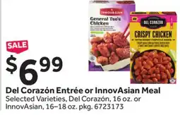 Stop&Shop Del Corazón Entrée or InnovAsian Meal offer
