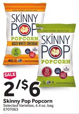 Stop&Shop Skinny Pop Popcorn offer